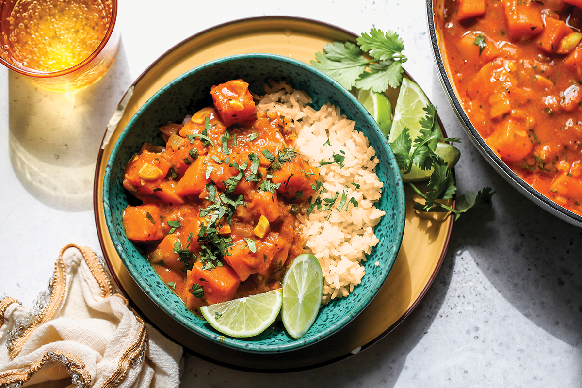 Butternut squash coconut curry