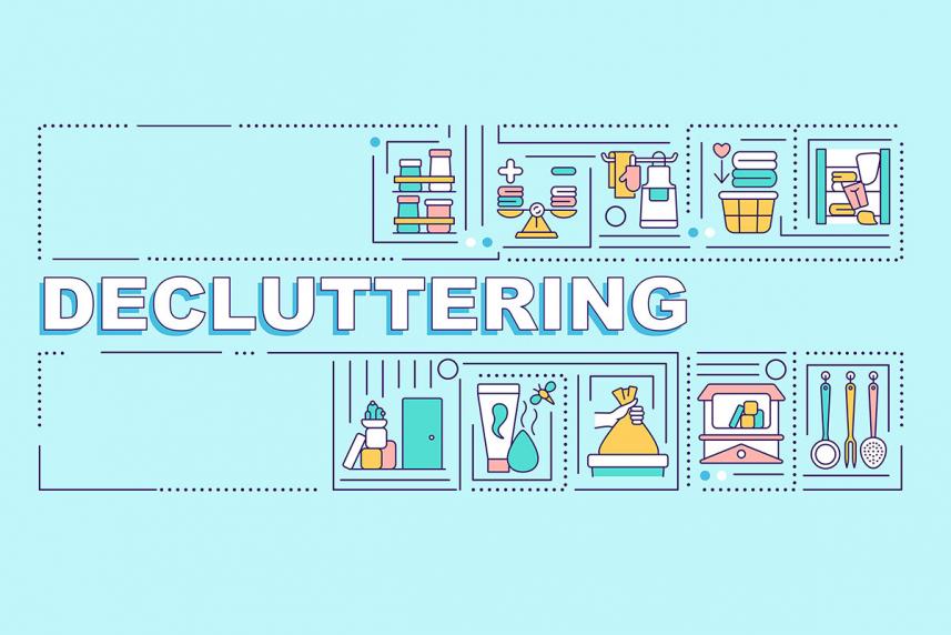 Try this surprising decluttering trick